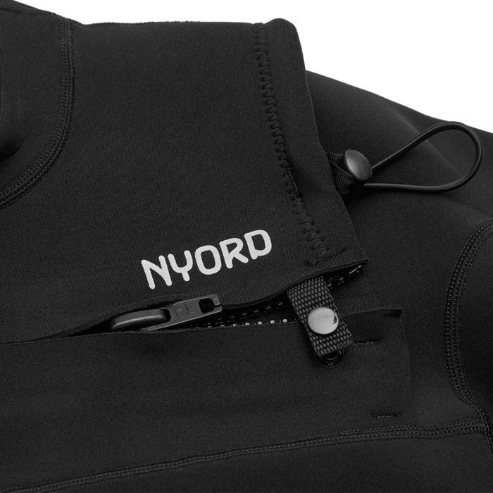 2024 Nyord Mujer Tempus 3/2mm Chest Zip Neopreno N04BA00018 - Black